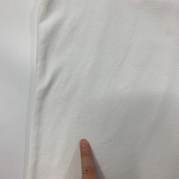 Polo Ralph Lauren Shirt Mens L Large White Cotton Big Pony Neck Stole Feature - Picture 3 of 12